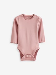 Pink Leopard Print Baby 2pc Baby Dungaree & Bodysuit Set (0mths-2yrs) - Image 3 of 5
