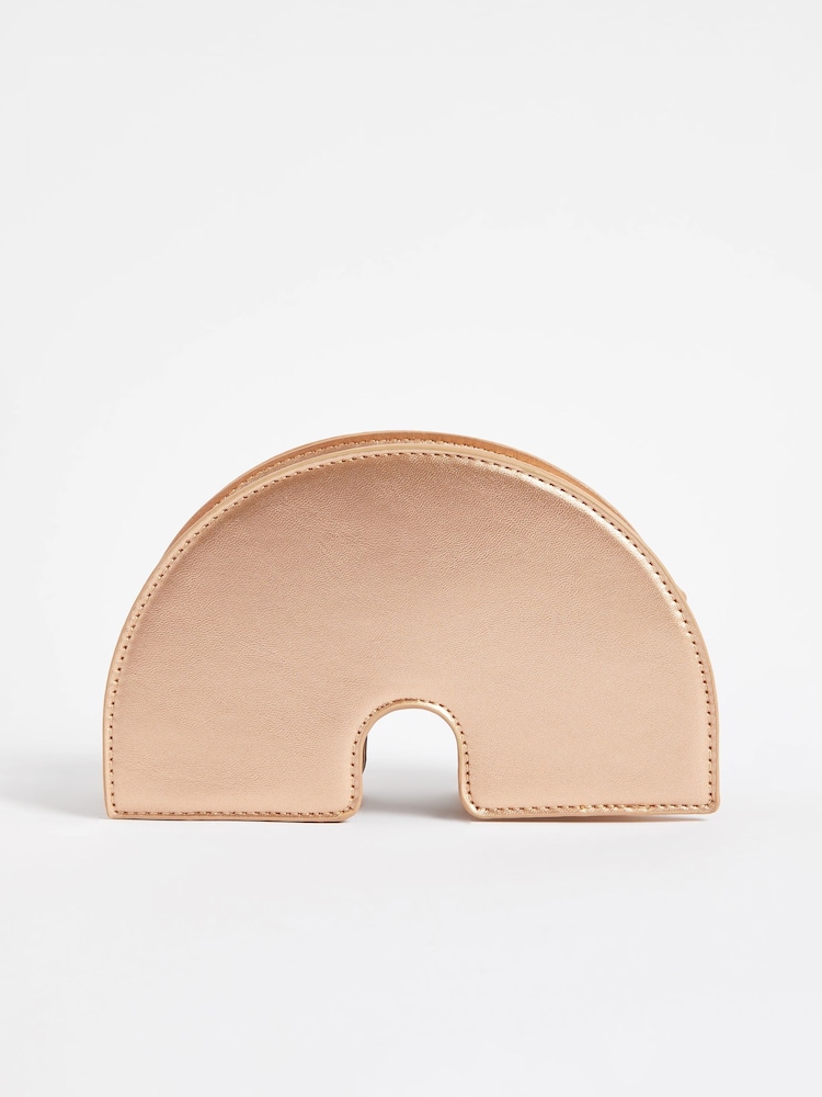 Gold Metallic Rainbow Cross-Body Bag - Image 2 of 3