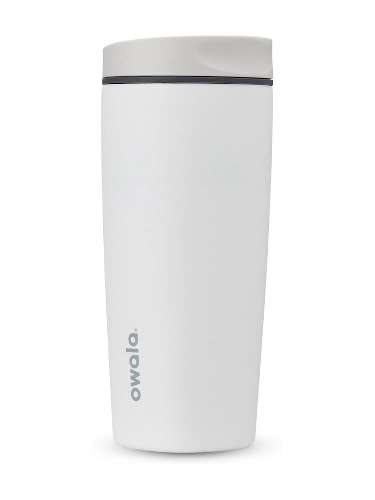 owala Shy Marshmallow SmoothSip® Slider 20oz Coffee Tumbler - Image 1 of 5 owala Shy Marshmallow SmoothSip® Slider 20oz Coffee Tumbler - Image 1 of 5