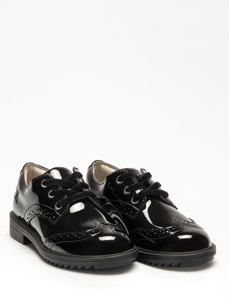 Lelli Kelly Miss Lace Black Brogues - Image 3 of 4