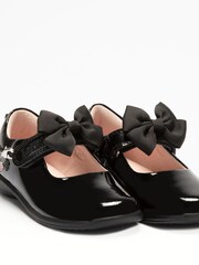 Lelli Kelly Removable Heart Bracelet Dolly Black Shoes - Image 3 of 5