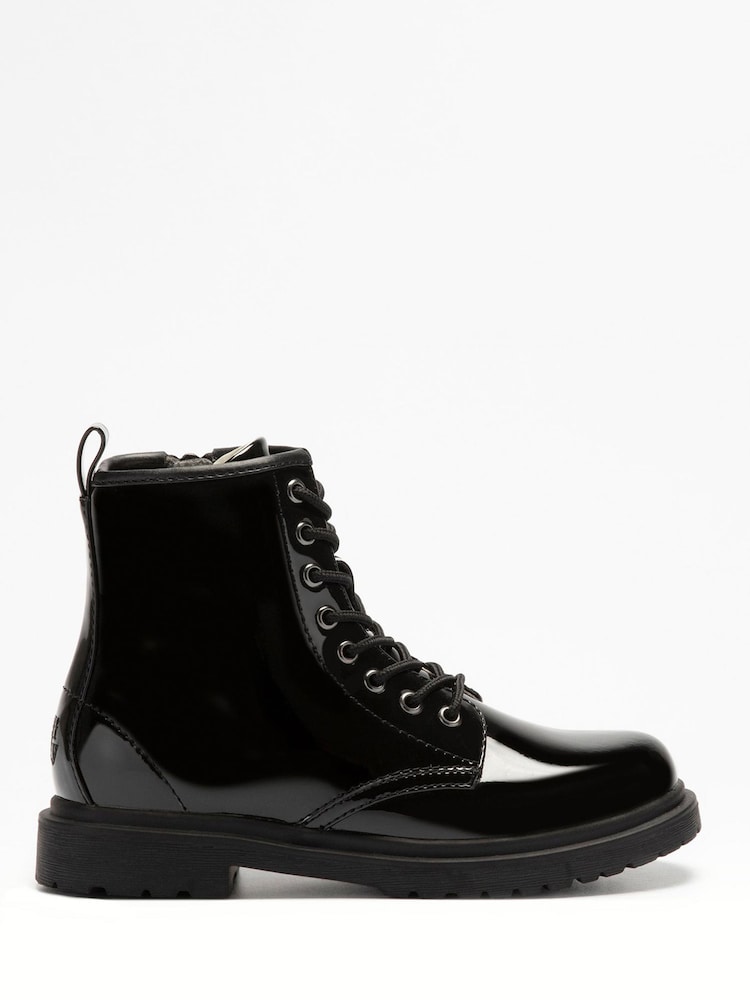 Lelli Kelly Harper Lace Up Black Boots - Image 1 of 1 Lelli Kelly Harper Lace Up Black Boots - Image 1 of 1