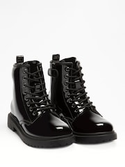 Lelli Kelly Harper Lace Up Black Boots - Image 2 of 4