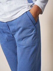 White Stuff Blue Twister Chinos - Image 4 of 6