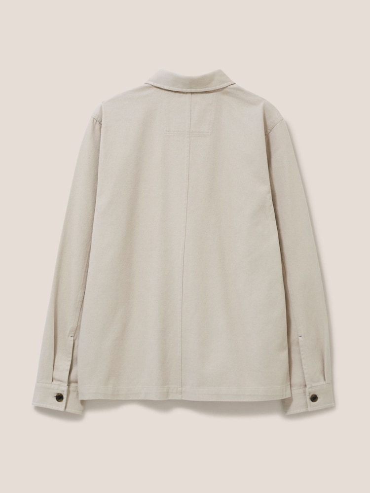 White Stuff Natural Fabien Chore Jacket - Image 6 of 6