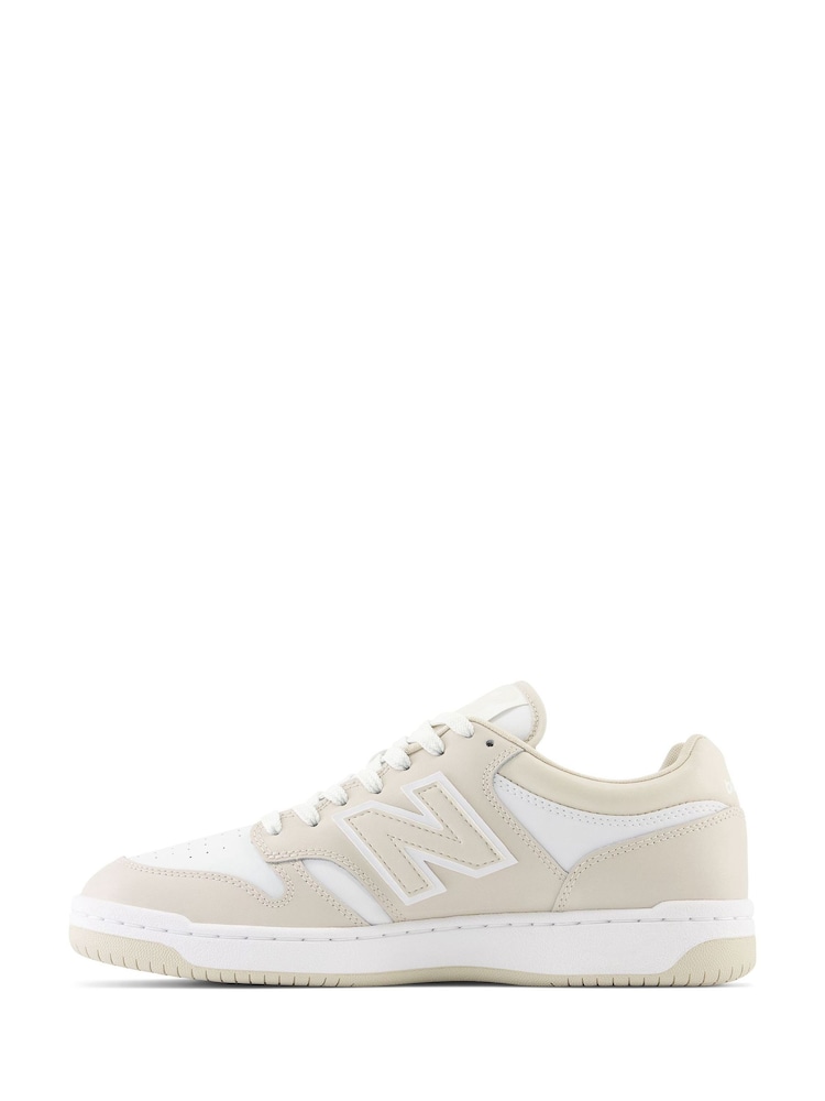 New Balance Cream Mens 480 Trainers - Image 2 of 8