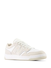 New Balance Cream Mens 480 Trainers - Image 3 of 8