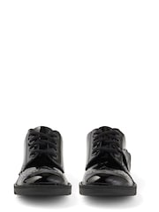 Kickers Youth Kick Lo Patent Brogue Lace up Shoes - Image 5 of 8