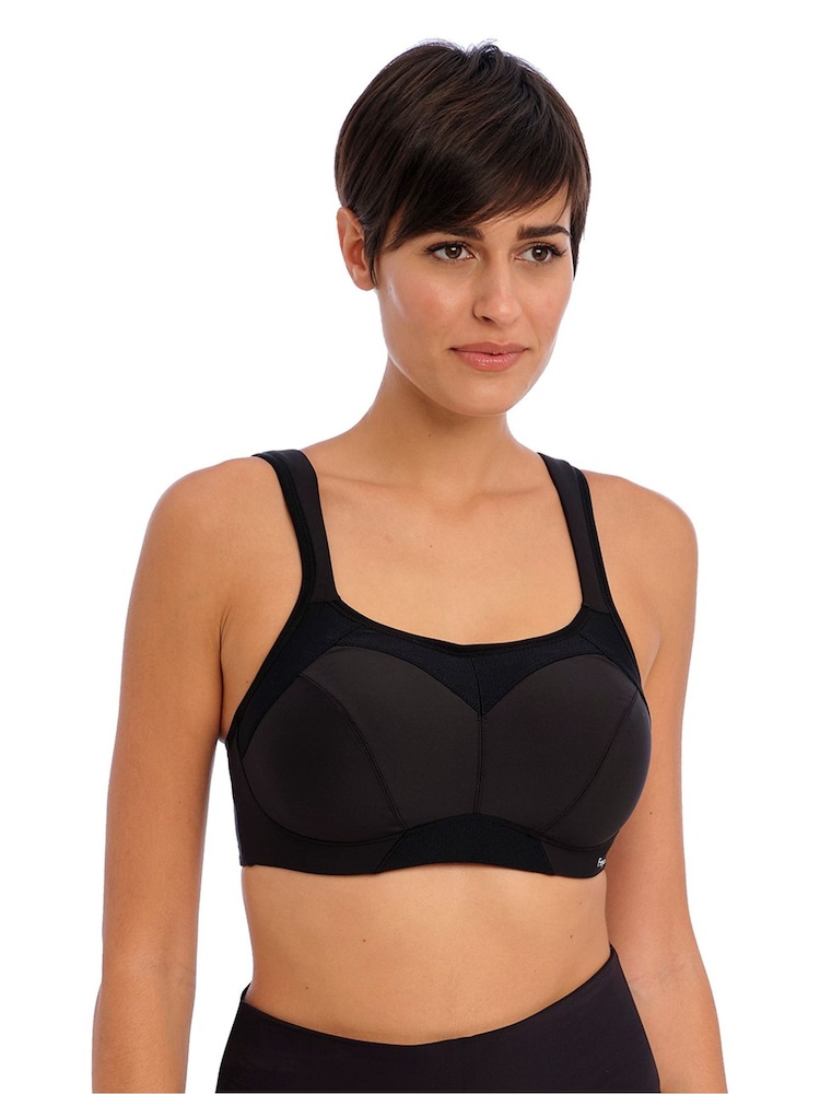 Freya Blue Midnight Leopard Print High Octane Underwire Sports Bra - Image 2 of 5