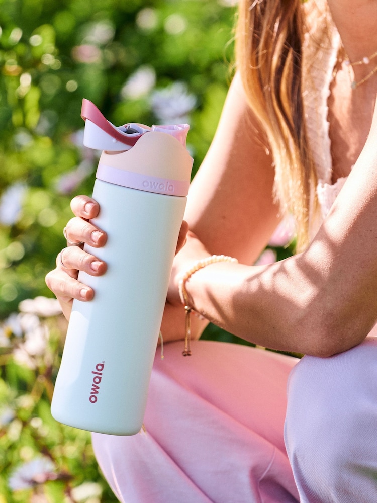 owala Coastal Mist FreeSip® 24oz Stainless Steel Water Bottle - Image 7 of 7
