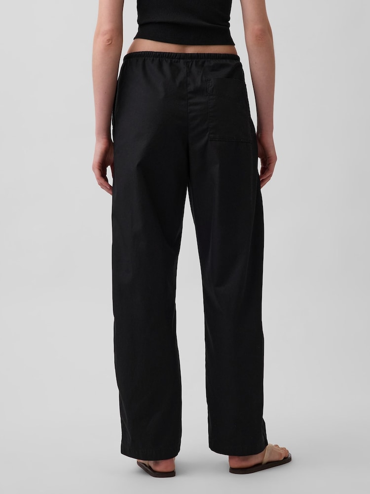 Gap Black Poplin Easy Barrel Trousers - Image 2 of 5