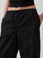 Gap Black Poplin Easy Barrel Trousers - Image 5 of 5