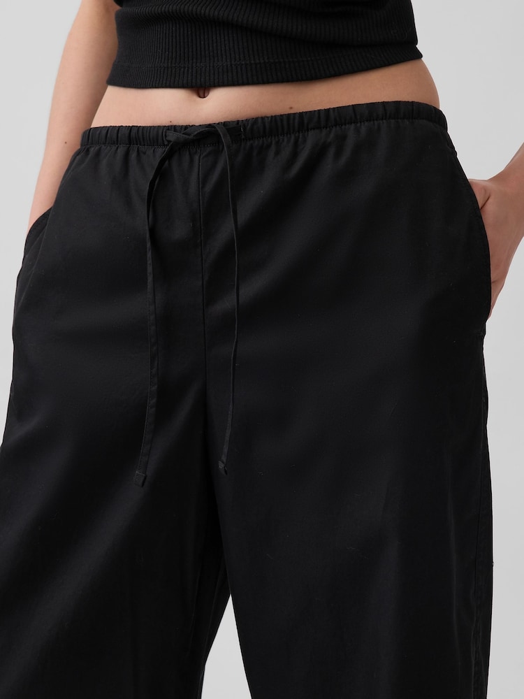 Gap Black Poplin Easy Barrel Trousers - Image 5 of 5