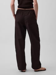Gap Brown Poplin Easy Barrel Trousers - Image 2 of 5
