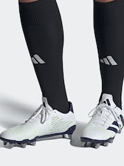 adidas White/Blue Performance Kakari SG Boots - Image 1 of 11