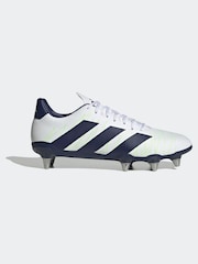 adidas White/Blue Performance Kakari SG Boots - Image 11 of 11