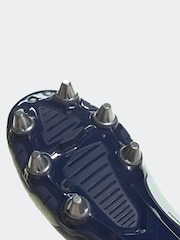 adidas White/Blue Performance Kakari SG Boots - Image 8 of 11