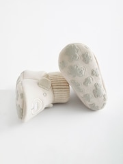Neutral Bear Sensory Sock Top Baby Shoes (0-2mths) - Image 4 of 5