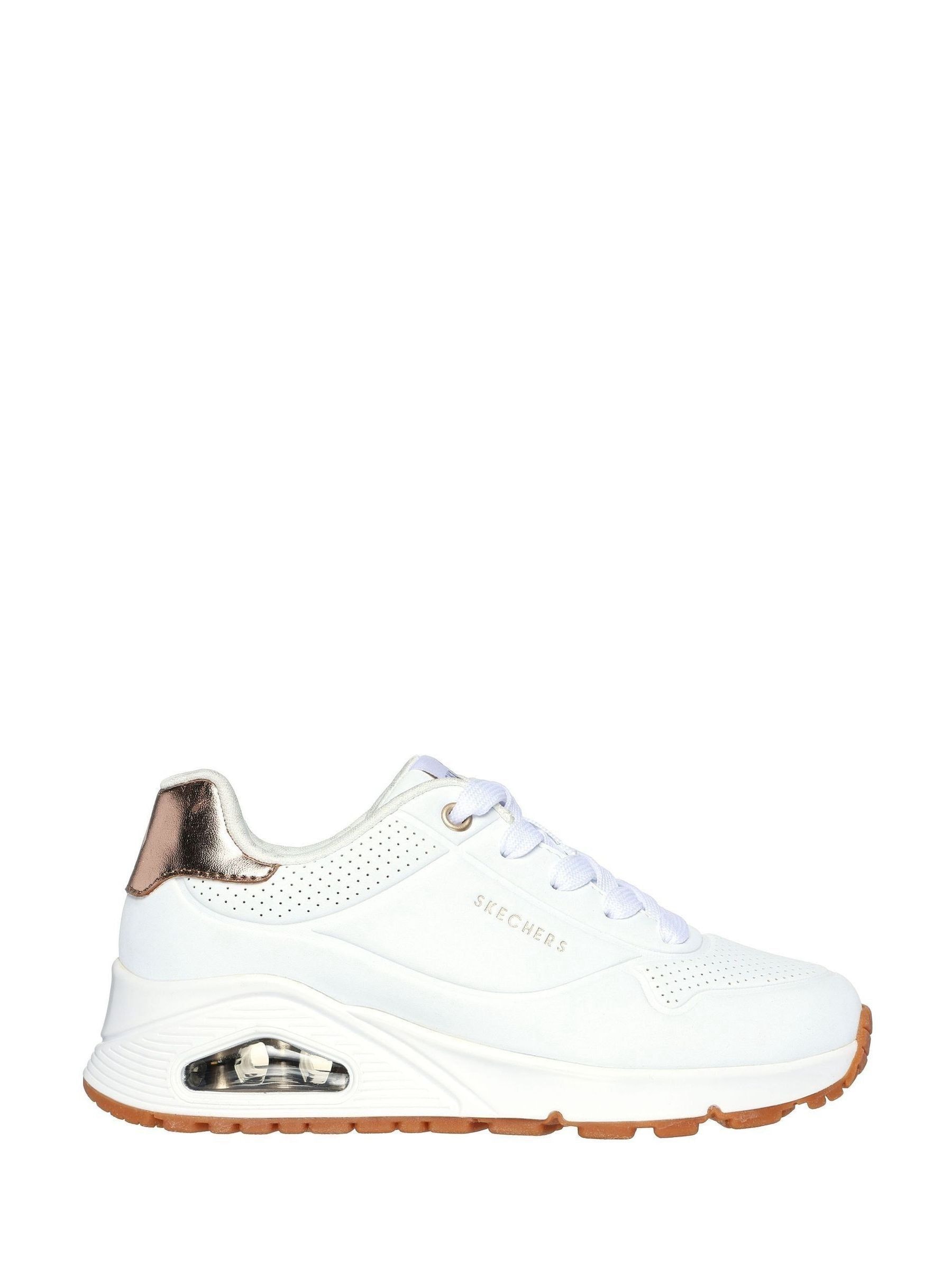 White trainers skechers cheap