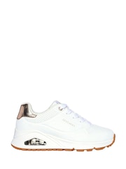 Skechers White Girls Uno Gen1  Trainers - Image 1 of 5