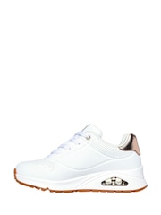 Skechers White Girls Uno Gen1  Trainers - Image 2 of 5
