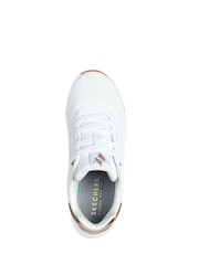 Skechers White Girls Uno Gen1  Trainers - Image 4 of 5