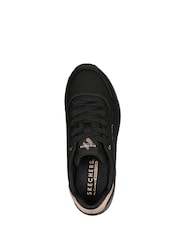 Skechers Black Dark Girls Uno Gen1  Trainers - Image 2 of 5