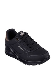 Skechers Black Dark Girls Uno Gen1  Trainers - Image 5 of 5