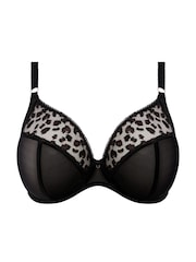 Elomi Pink Pale Blush Namrah Underwire Bandless Plunge Bra - Image 3 of 4