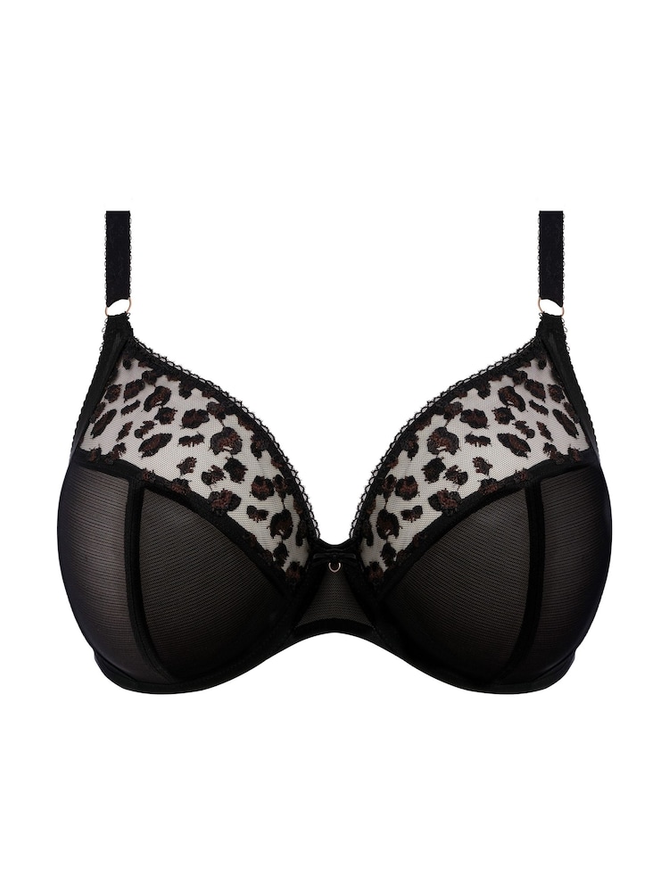 Elomi Pink Pale Blush Namrah Underwire Bandless Plunge Bra - Image 3 of 3