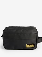 Barbour® International Knockhill Black Washbag - Image 1 of 6