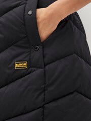 Barbour International® Boston Longline Black Gilet - Image 5 of 8