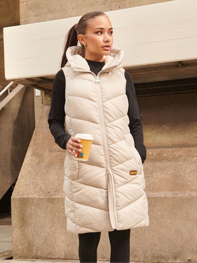 Barbour International® Boston Longline Green Gilet - Image 1 of 1