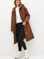 Barbour International® Puffer Oversized Metisse Jacket - Image 1 of 9