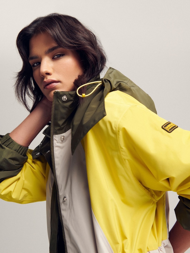 Buy Barbour International® Yellow Pendleton Colour Block Jacket