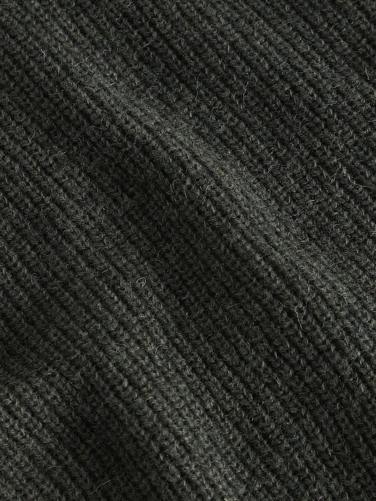 Barbour® International Holmes Knitted Green Dress - Image 8 of 8
