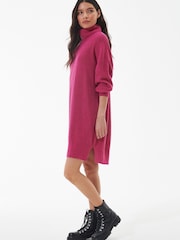 Barbour® International Holmes Knitted Green Dress - Image 8 of 13