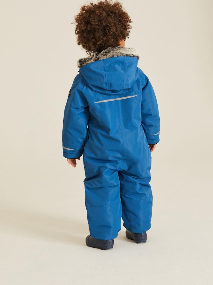 Cobalt Blue Waterproof Snowsuit (3mths-7yrs) - Image 2 of 12