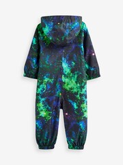 Galaxy Print Waterproof Fleece Lined Puddlesuit (3mths-7yrs) - Image 6 of 7
