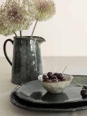 Dutch Rose Green Oval Dish 40x28cm - Image 1 of 3