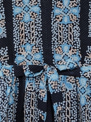 Vestido con estampado floral y mangas abullonadas Alianna de Reiss - Imagen 6 de 6