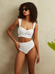 قطعة بكيني سفلية بخصر مرتفع Cristina من Reiss - صورة 3 من 5