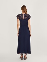 Monsoon Blue Louise Lace Maxi Dress - Image 2 of 4