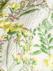 Monsoon Natural Katharine Floral Jacquard Dress - Image 3 of 3