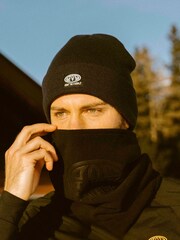 Animal Black Mens Glaciate Neck Gaiter - Image 1 of 5