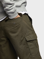 Penfield Green P Bear 100% Cotton Cargo Shorts - Image 5 of 7