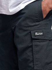 Penfield Black P Bear 100% Cotton Cargo Shorts - Image 3 of 6