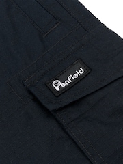 Penfield Black P Bear 100% Cotton Cargo Shorts - Image 4 of 6