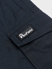 Penfield Black P Bear 100% Cotton Cargo Shorts - Image 6 of 6