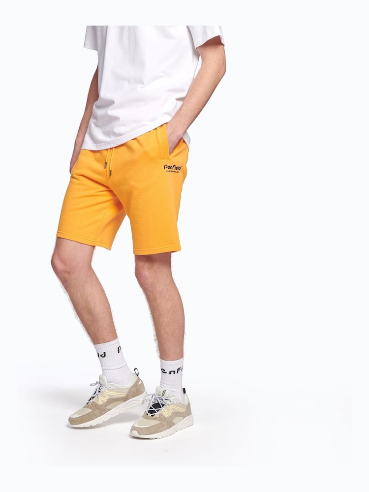Желтый - Penfield 100% Cotton Hudson Script Sweat Shorts - Изображение 1 из 5